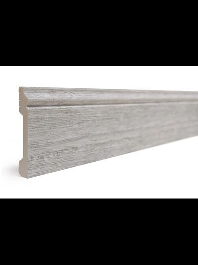 Напольный плинтус Decor-Dizayn 005-89SH, влагостойкий, ударопрочный, 2,4 метра