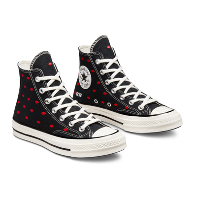 Интернет-магазин Converse заказать кеды Chuck Taylor 70 Embroidered Lips  с губками A01600C