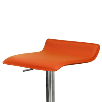Барный стул  N-38 Latina BR оранжевая экокожа
