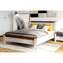 Даллас спальня Кровать 1600 Матрасное основание включено Дуб Винтерберг / Таксония ш*г*в 1670 ? 2150 ? 900