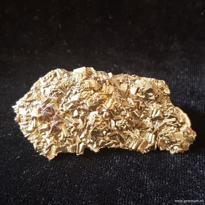 Пирит на породе. Белореченское м-е. Россия. №1 51*24*15мм