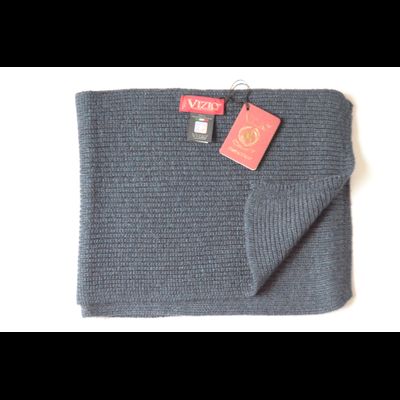 Вязаный шарф из альпака и шелка Vizio Италия 9015 S серый фото