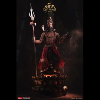 Индийский бог Шива (золотой) - Коллекционная фигурка 1/6 Shiva The Destroyer Golden (PL2023-221A) - TBLeague