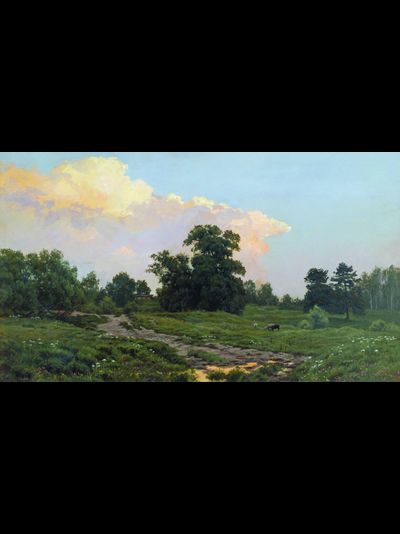 Купить греющую картину с фото репродукции облако