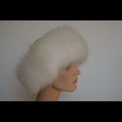 Шапка Vizio 8058 CCP  V с мехом белая