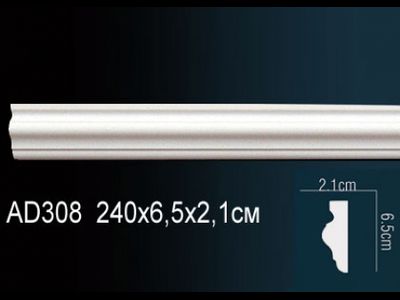 Молдинг гладкий AD308