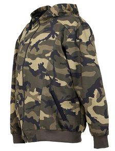 Толстовка Ultima большого размера цвет темный хаки (арт: 210-33)