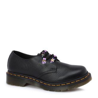 ПОЛУБОТИНКИ DR. MARTENS 1461 AUNT SALLY ЧЕРНЫЕ