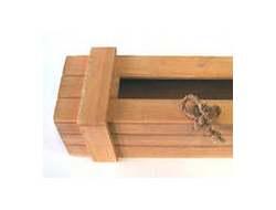 Ящик деревянный для бутылки коньяка