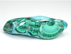 Хризоколла, Малахит, полировка, Конго (65*36*24 мм, 52 г) №26653