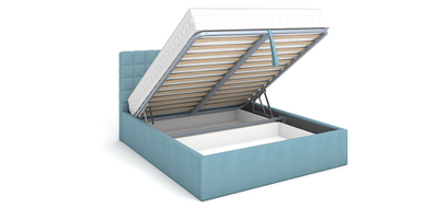 Двуспальная мягкая кровать Ребекка Ривалли (Rivalli), в съемных чехлах