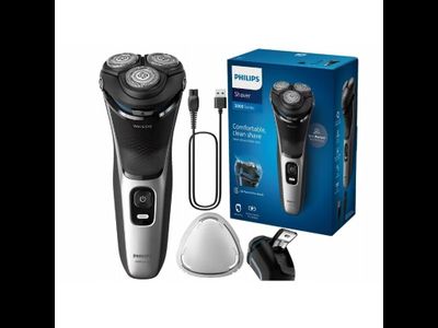 Бритва роторная Philips S3143/00 черный/серебристый