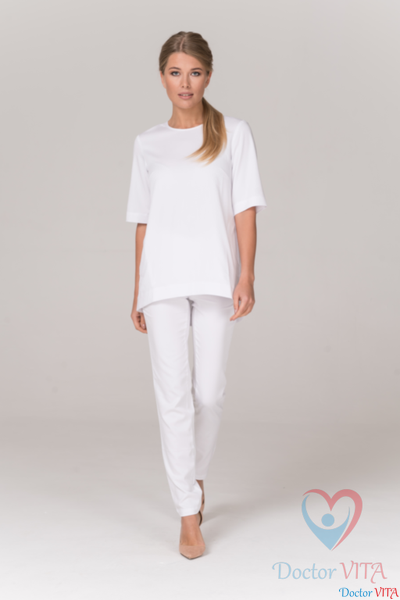 ТУНИКА МЕДИЦИНСКАЯ DR.SUPER "HELEN" БЕЛАЯ