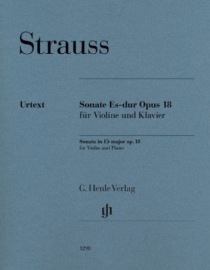 Strauss, Richard Sonate Es-Dur op.18 für Violine und Klavier