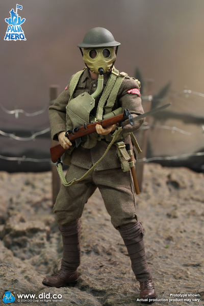 Британский солдат Первой Мировой войны - Коллекционная фигурка 1/12 SCALE WWI British Infantry – Albert Brown (XB80028) - DID