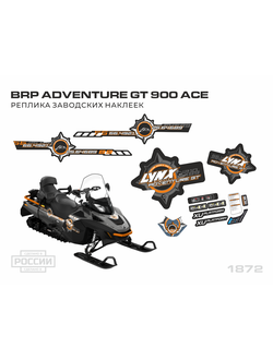 Наклейки на снегоход Lynx Adventure GT 900 Ace 2012 линкс адвентюр джти