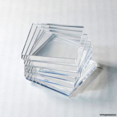 Подставка для образцов квадратная, пластиковая 40*40мм, 10шт.