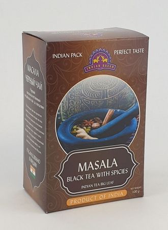 Чай черный со специями (Masala Tea) Indian Bazar, 100 гр