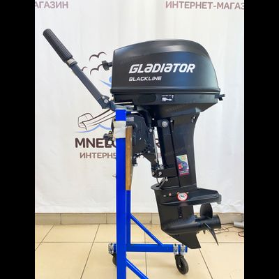Лодочный мотор GLADIATOR G9.9PRO FHS BLACKLINE слева