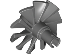 Engine, Large, Center, 10 Blades, Dark Bluish Gray (x577 / 4295253 / 6100596 / 6313484)