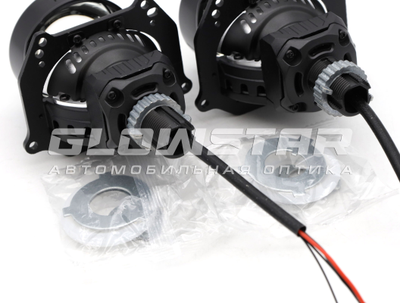 Билед модули Aozoom A5H 2025 2.5 дюйма, 2 чипа, 5500K, 12V, 47W/53W, крепление 3R и съемное гаечное