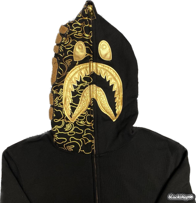 Толстовка Bape Full Zip Shark Gold (S, M, L, XL, 2XL)