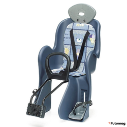 Детское кресло для велосипеда Tech Team YC-800 Заднее с креплением на подседельную трубу