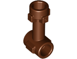 Bar 1L with Top Stud and 2 Side Studs Connector Perpendicular, Reddish Brown (92690 / 6029774)