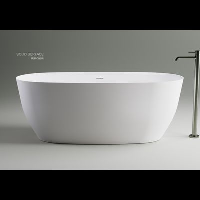 Astra-Form ванна Атрия Solid Surface 180/80 см с интегрированным переливом, белая матовая