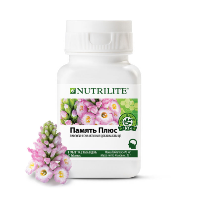 ЭНЕРГИЯ И РАБОТОСПОСОБНОСТЬ Nutrilite Память плюс, 60 таб.