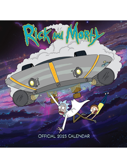 Rick And Morty Official Календарь 2023, Перекидные календари в Москве, Intpressshop