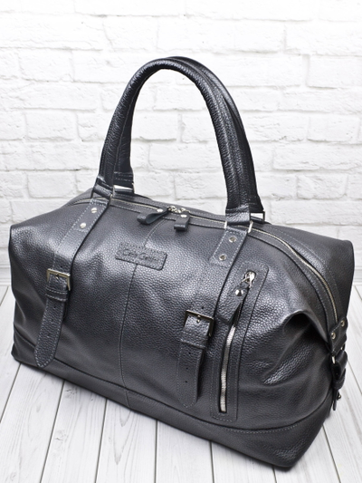 Кожаная дорожная сумка Campora Premium anthracite (арт. 
4019-51)