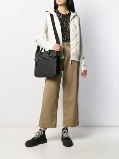 Сумка Майкл Корс для ноутбука с логотипом черная