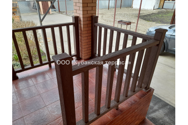 Ограждения ДПК темно-коричневый