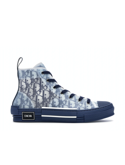 Converse x Dior B23 синие высокие