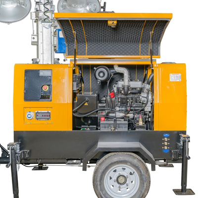 Мачта осветительная Light-Techno LT41 (MH 4х1000 - высота 9 метров) с двигателем Yangdong (модификация 1)