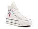 Кеды Converse All Star Lift "Made With Love" Белые Высокие 571119C фото