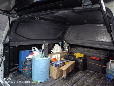 Кунг Sk3 на Changan Hunter Plus. Вид изнутри кунга.