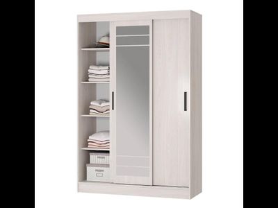 Шкаф-купе Тео ШКК-02 Ясень белый (БТС)