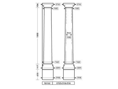 Колонна 1.30.101 - d162мм