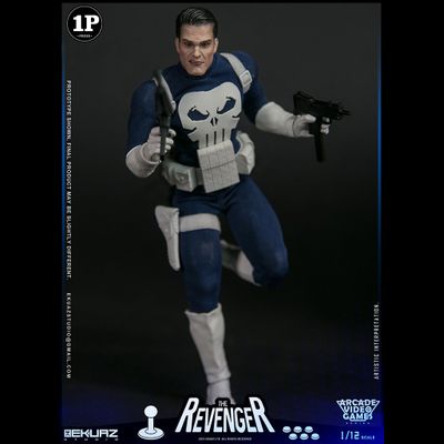 Каратель (The Punisher Arcade 1993) - КОЛЛЕКЦИОННАЯ ФИГУРКА 1/12 THE REVENGER ARCADE VIDEO GAMES SERIES (EKS06) - EKUAZ STUDIO