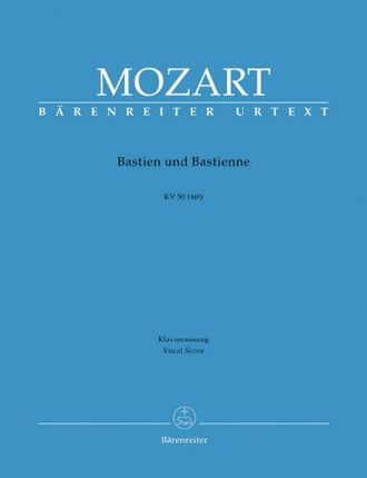 Mozart. Bastien und Bastienne KV50 Klavierauszug (dt)