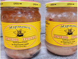 ПЕЧЕНЬ ТРЕСКИ 500гр МУРМАНСК