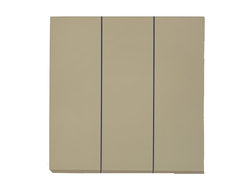 Клавиша для трехклавишного выключателя, латте Rikett - 35661 LT