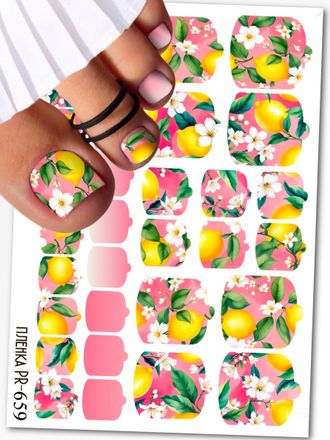 Пленки для педикюра 9,5*13,5 см PR-659