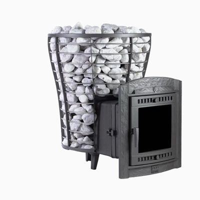 Банная печь Атмосфера V сетка нержавейка до 40 м3