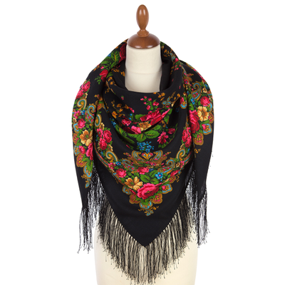 Павловопосадский платок Летние сумерки 1219-18