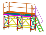 Передвижные лестницы-подмости