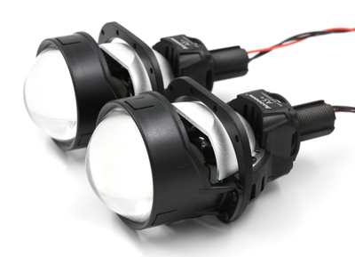 Билед модули Aozoom A5+ 2025 2.5 дюйма, 2 чипа, 5500K, 12V, 59W/52W, съемное гаечное крепление (комплект, 2шт)