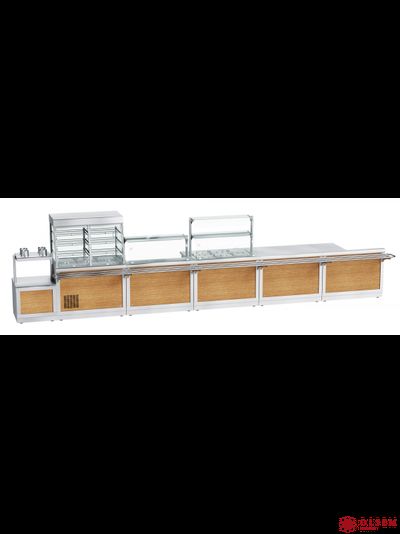 Прилавок для столовых приборов и подносов Abat ПСП-70Х
